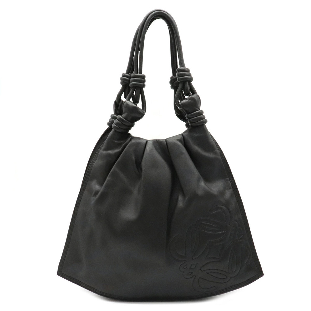 Loewe Anagram Handbag Nappa Leather Black